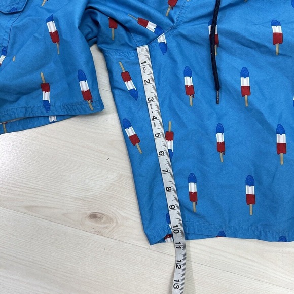 Beverly Hills Polo Club Swim Trunks Large Blue Board Shorts Cargo Lined 10” - Picture 5 of 12